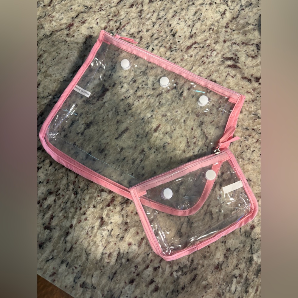 Bogg Bag Clear Pink Trim Bag Inserts